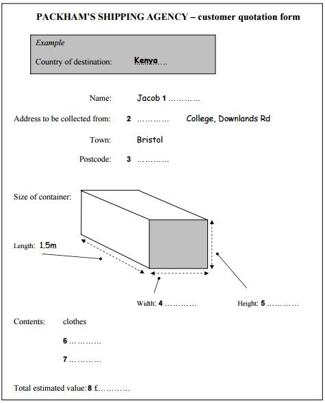 IELTS listening practice test completion sample IELTS listening practice test completion sample